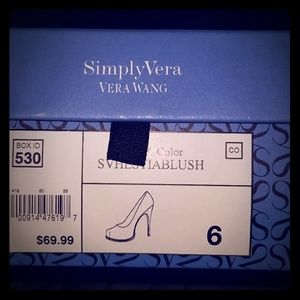 Simply Vera Vera Wang Svhestiablush heels
